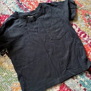 Zara Black Kids' Short Sleeve Tee
